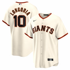 Evan Longoria San Francisco Giants Home Retired Player Replica Jersey Cream