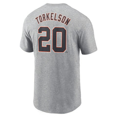 Spencer Torkelson Detroit Tigers Fuse Name & Number T-Shirt Gray