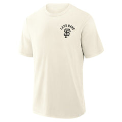 San Francisco Giants Nostalgia Stadium Slub T-Shirt Cream