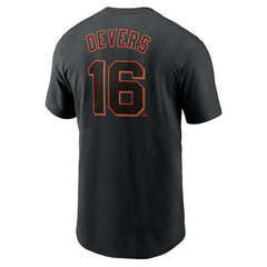 Rafael Devers San Francisco Giants Home Name & Number T-Shirt Black