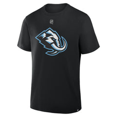 JJ Peterka Utah Mammoth Fanatics Authentic Stack Name & Number T-Shirt - Black T-shirts