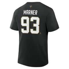 Mitch Marner Vegas Golden Knights Fanatics Authentic Stack Name & Number T-Shirt - Black T-shirts