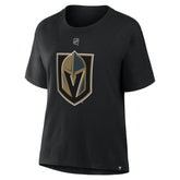 Mitch Marner Vegas Golden Knights Fanatics Women's Authentic Stack Name & Number T-Shirt - Black T-shirts