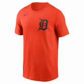 Detroit Tigers Wordmark T-Shirt Orange
