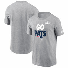 New England Patriots Super Bowl LX Fast As Fast Gets T-Shirt - Heather Gray for sale