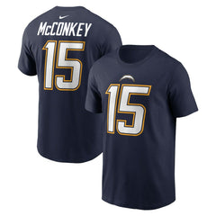 Ladd McConkey Los Angeles Chargers Alternate Super Chargers Name & Number T-Shirt - Navy outlet