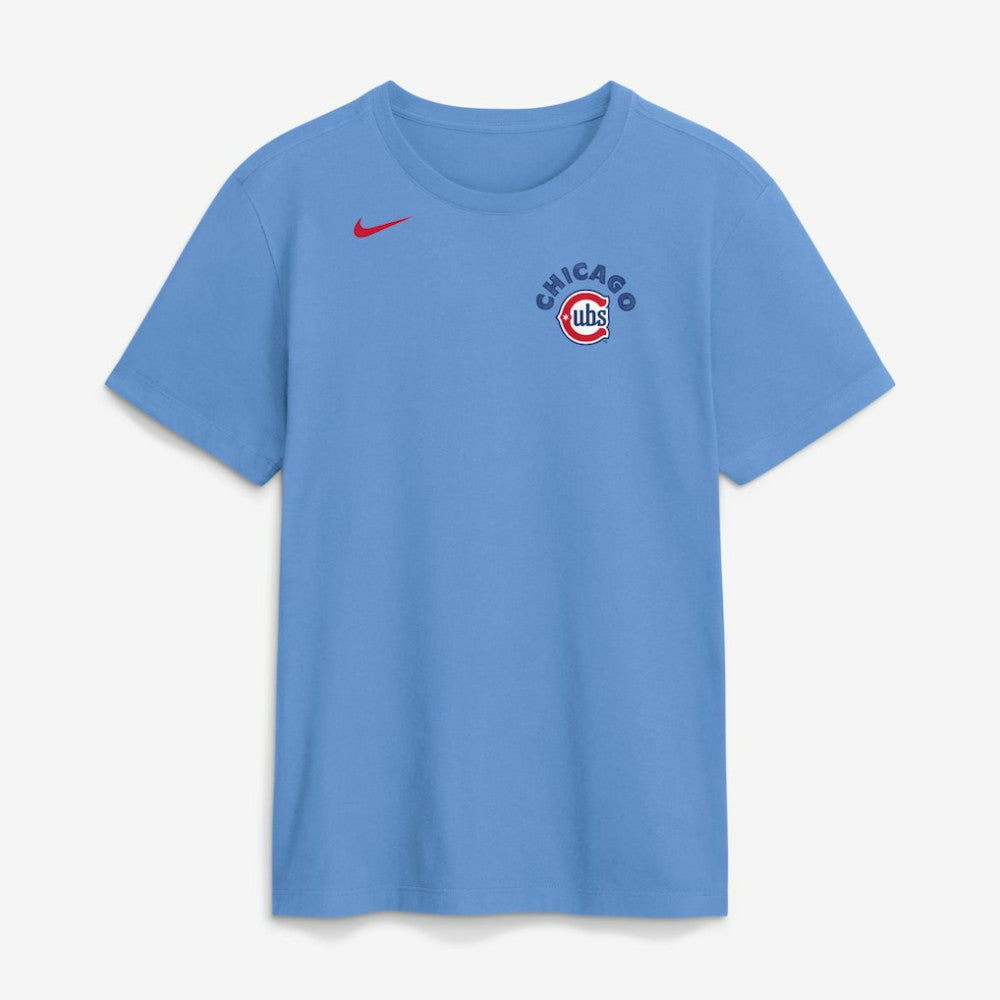 Chicago Cubs Electric Bear T-Shirt Light Blue