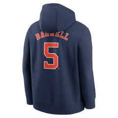 Jeff Bagwell Houston Astros Retired Player Name & Number Club Pullover Hoodie Navy