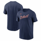 Detroit Tigers Alternate Wordmark T-Shirt Navy
