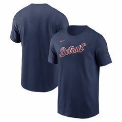 Detroit Tigers Alternate Wordmark T-Shirt Navy