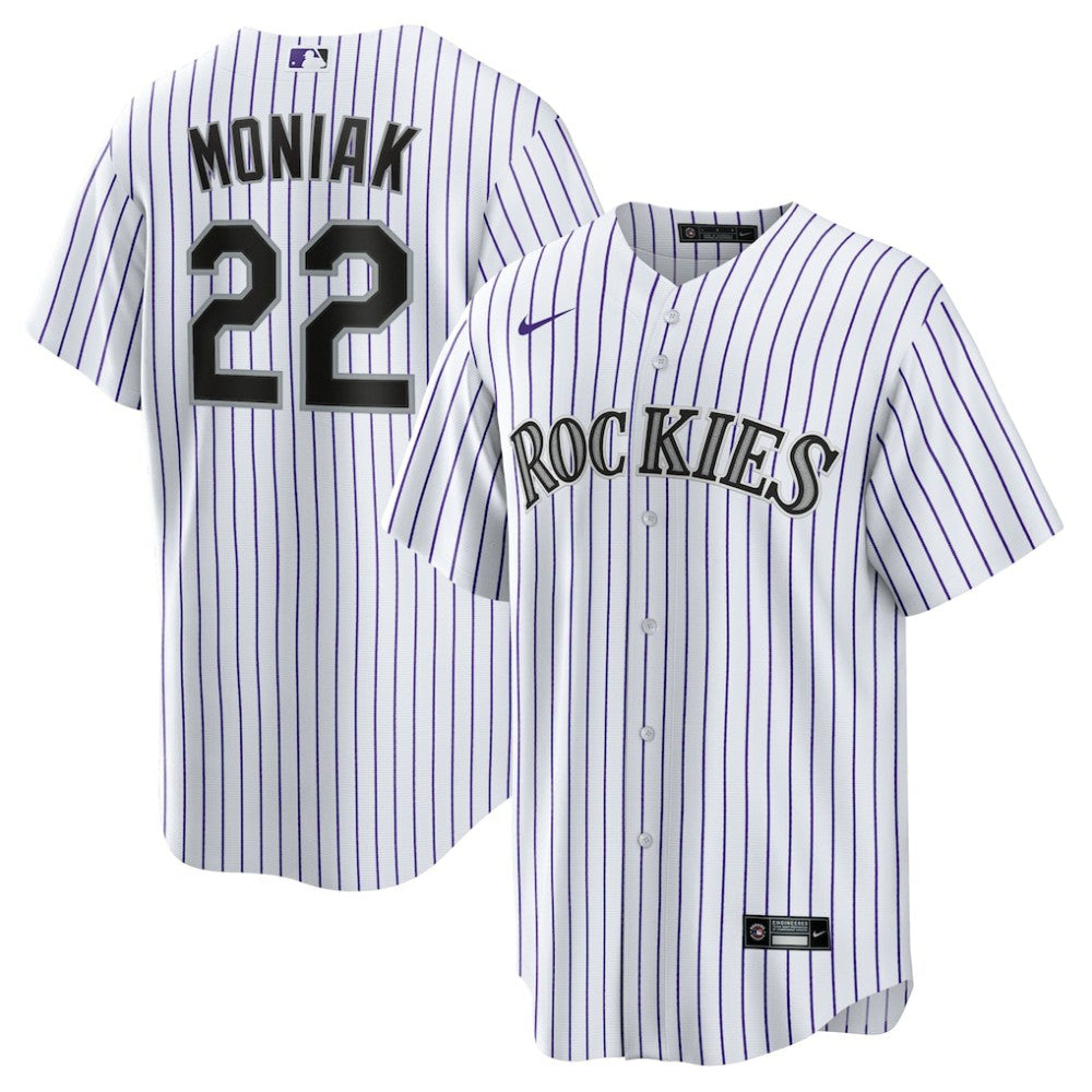 Mickey Moniak Colorado Rockies Home Replica Jersey White