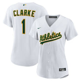 Denzel Clarke Athletics Women's Home Replica Jersey White