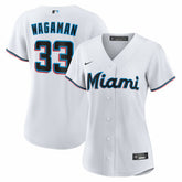 Eric Wagaman Miami Marlins Women's Home Replica Jersey White