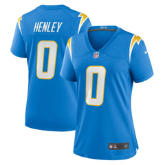 Daiyan Henley Los Angeles Chargers Women's Team Game Jersey - Powder Blue on sale