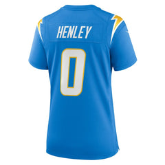 Daiyan Henley Los Angeles Chargers Women's Team Game Jersey - Powder Blue on sale