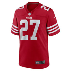 Ji'Ayir Brown San Francisco 49ers Team Game Jersey - Scarlet on sale