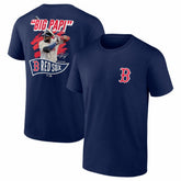 David Ortiz Boston Red Sox Retired Player Nickname Name & Number T-Shirt Navy
