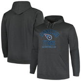 Tennessee Titans Big & Tall Pullover Hoodie - Heather Charcoal on sale