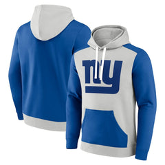 New York Giants Big & Tall Team Fleece Pullover Hoodie - Silver/Royal sale