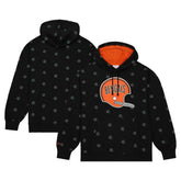 Cincinnati Bengals Allover Print Fleece Pullover Hoodie - Black for sale