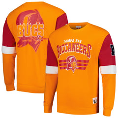 Tampa Bay Buccaneers Gridiron Classics Allover 3.0 Pullover Sweatshirt - Orange for sale