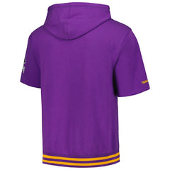 Minnesota Vikings Pre-Game Short Sleeve Pullover Hoodie - Purple cheap