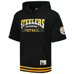 Pittsburgh Steelers Pre-Game Short Sleeve Pullover Hoodie - Black online