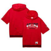 San Francisco 49ers Pre-Game Short Sleeve Pullover Hoodie - Scarlet for sale