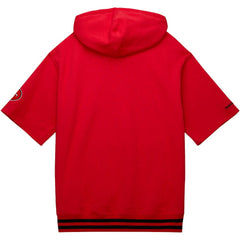 San Francisco 49ers Pre-Game Short Sleeve Pullover Hoodie - Scarlet for sale