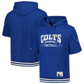 Indianapolis Colts Pre-Game Short Sleeve Pullover Hoodie - Royal sale