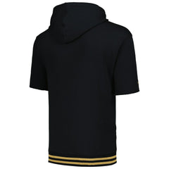 New Orleans Saints Pre-Game Short Sleeve Pullover Hoodie - Black discount