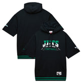 New York Jets Pre-Game Short Sleeve Pullover Hoodie - Black online