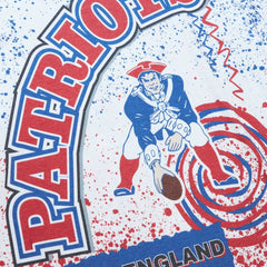 New England Patriots Team Burst Sublimated T-Shirt - White sale