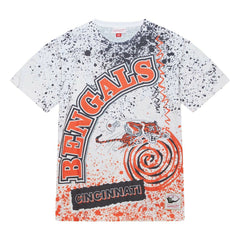Cincinnati Bengals Team Burst Sublimated T-Shirt - White outlet