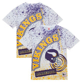 Minnesota Vikings Team Burst Sublimated T-Shirt - White discount