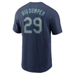 Cal Raleigh Seattle Mariners Name & Number Player Nickname T-Shirt Navy