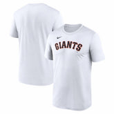 San Francisco Giants New Legend Wordmark Dri-FIT T-Shirt White