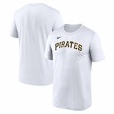 Pittsburgh Pirates New Legend Wordmark Dri-FIT T-Shirt White