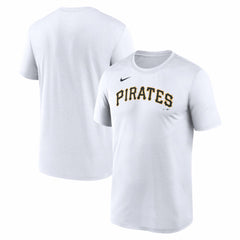 Pittsburgh Pirates New Legend Wordmark Dri-FIT T-Shirt White