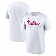 Philadelphia Phillies New Legend Wordmark Dri-FIT T-Shirt White