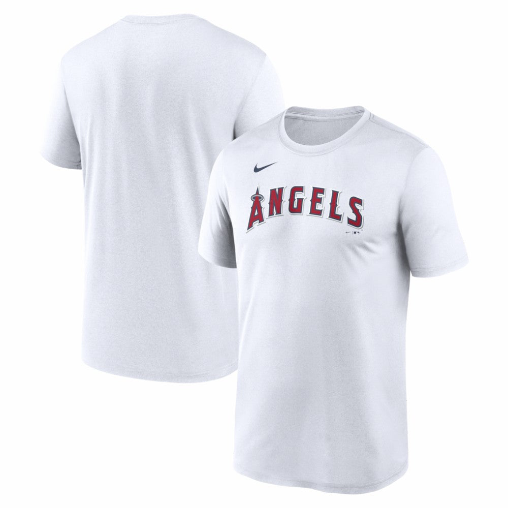 Los Angeles Angels New Legend Wordmark Dri-FIT T-Shirt White