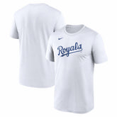 Kansas City Royals New Legend Wordmark Dri-FIT T-Shirt White