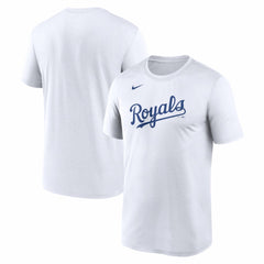 Kansas City Royals New Legend Wordmark Dri-FIT T-Shirt White