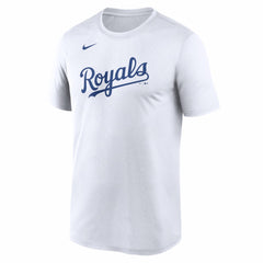Kansas City Royals New Legend Wordmark Dri-FIT T-Shirt White