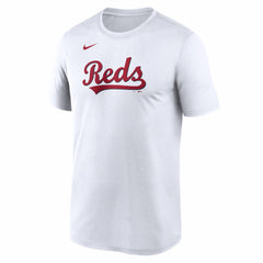 Cincinnati Reds New Legend Wordmark Dri-FIT T-Shirt White