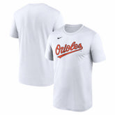 Baltimore Orioles New Legend Wordmark Dri-FIT T-Shirt White