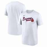 Atlanta Braves New Legend Wordmark Dri-FIT T-Shirt White