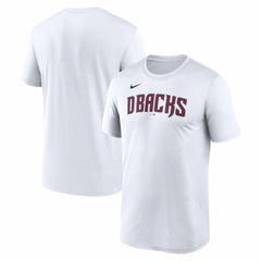 Arizona Diamondbacks New Legend Wordmark Dri-FIT T-Shirt White