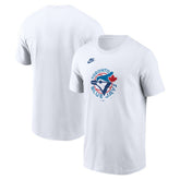 Toronto Blue Jays Cooperstown Collection Logo T-Shirt White