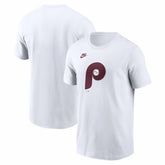 Philadelphia Phillies Cooperstown Collection Logo T-Shirt White